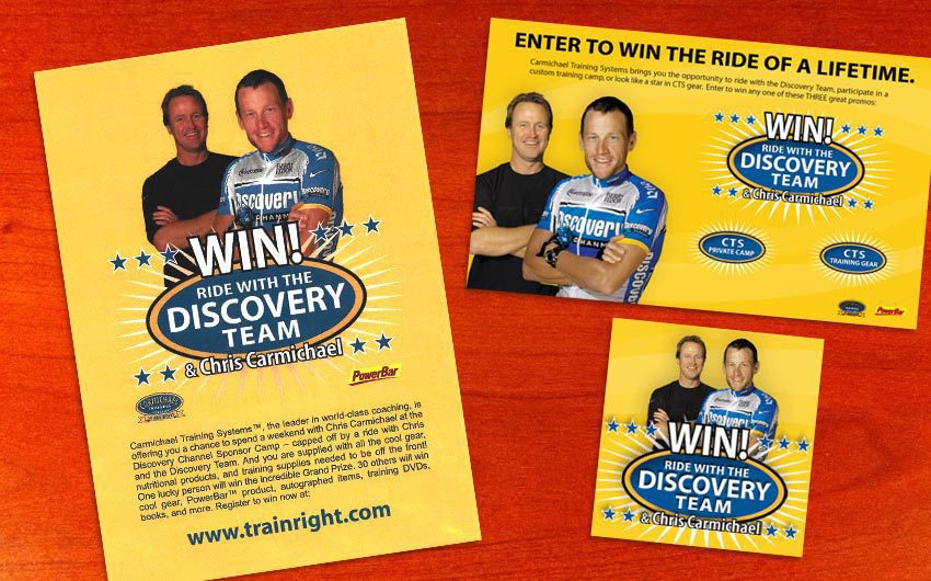 Ride With The Discovery Team Promo Design by Swanie